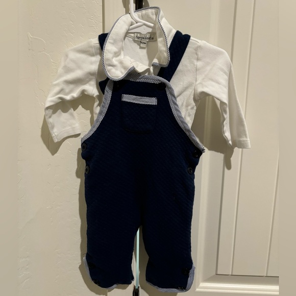 6/9 month 3 piece overalls and jacket - Picture 2 of 5